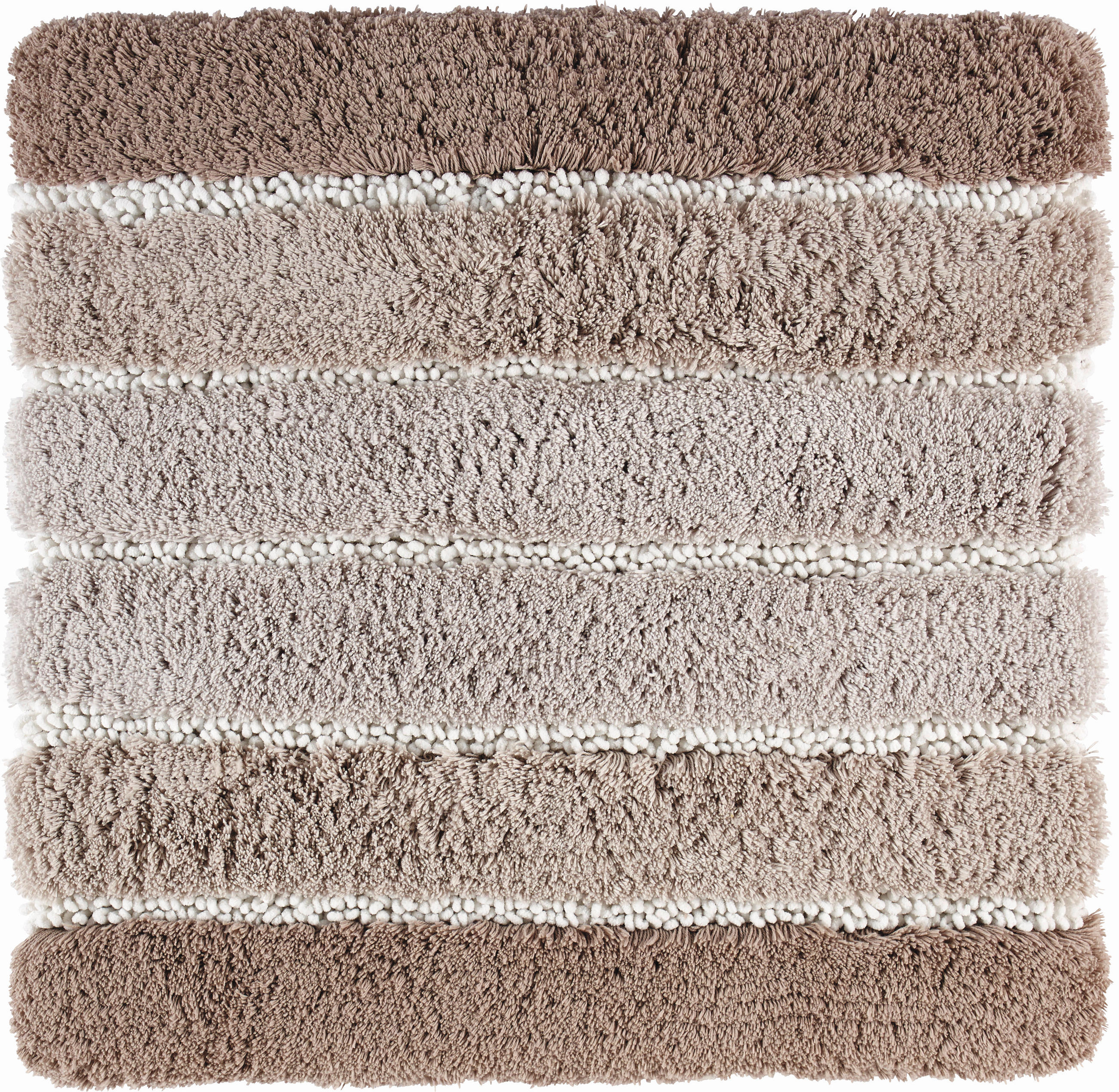 BADTEPPICH Beige 60/60 cm  - Beige, Basics, Kunststoff/Textil (60/60cm) - Kleine Wolke