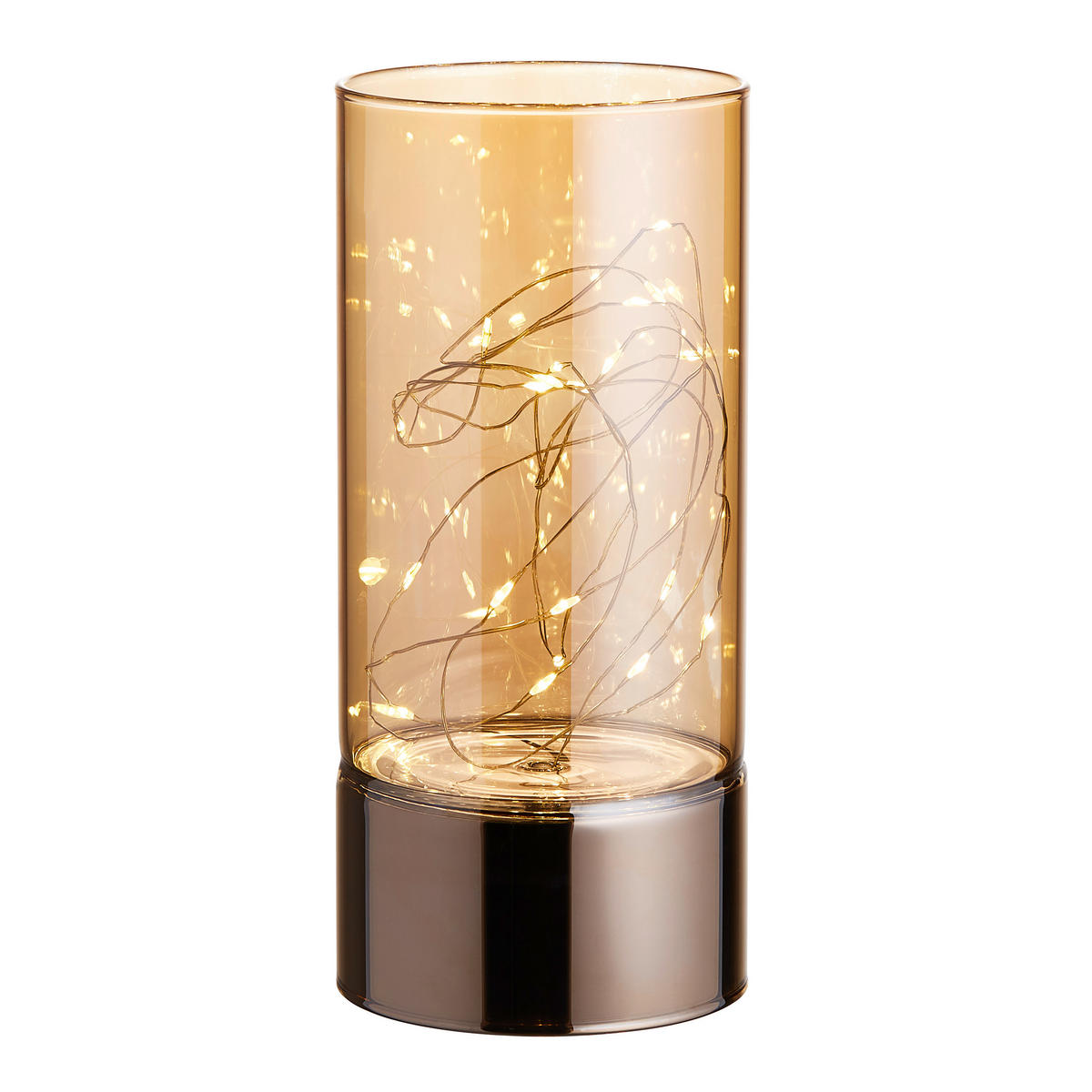 DEKOSÄULE  - Goldfarben, LIFESTYLE, Glas (9/20cm) - X-Mas