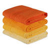 HANDTUCHSET Gelb, Orange, Hellgelb, Dunkelorange  - Gelb/Hellgelb, Basics, Textil (50/90cm)