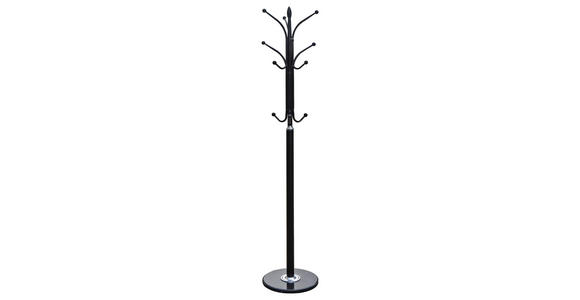 KLEIDERSTÄNDER in Schwarz 37/180/37 cm - Schwarz, Design, Stein/Metall (37/180/37cm) - Carryhome