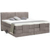 BOXSPRINGBETT 160/200 cm  in Braun  - Schwarz/Braun, Design, Kunststoff/Textil (160/200cm) - Hom`in