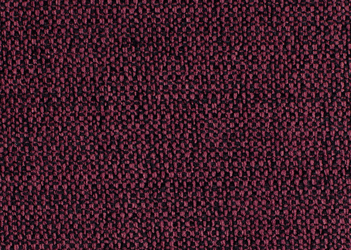 2,5-SITZER  in Flachgewebe Beere  - Beere/Schwarz, Design, Textil/Metall (190/71/91cm) - Schöner Wohnen