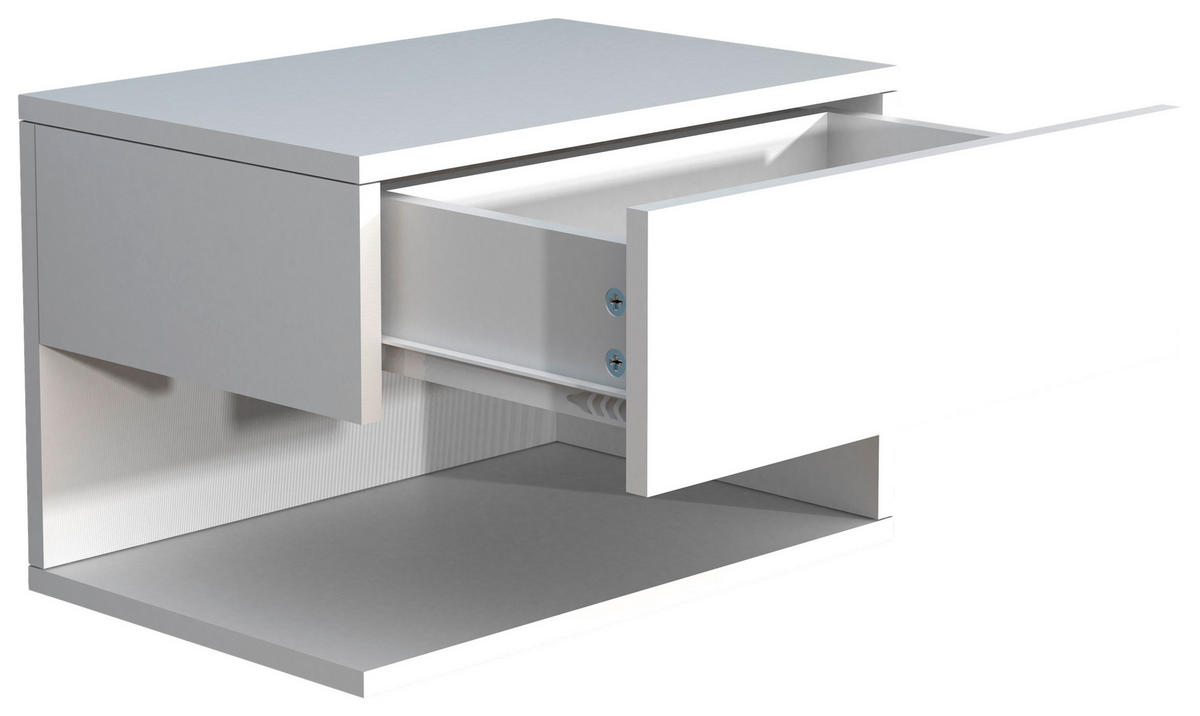 NACHTSCHRANK 45/30/32 cm  - Weiß, MODERN, Holzwerkstoff (45/30/32cm) - MID.YOU