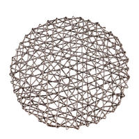 STONI PODMETAČ  38 cm  - tamnosiva, Konvencionalno, papir (38cm) - Ambia Home