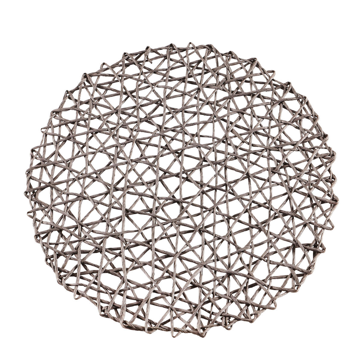 STONI PODMETAČ  38 cm  - tamnosiva, Konvencionalno, papir (38cm) - Ambia Home