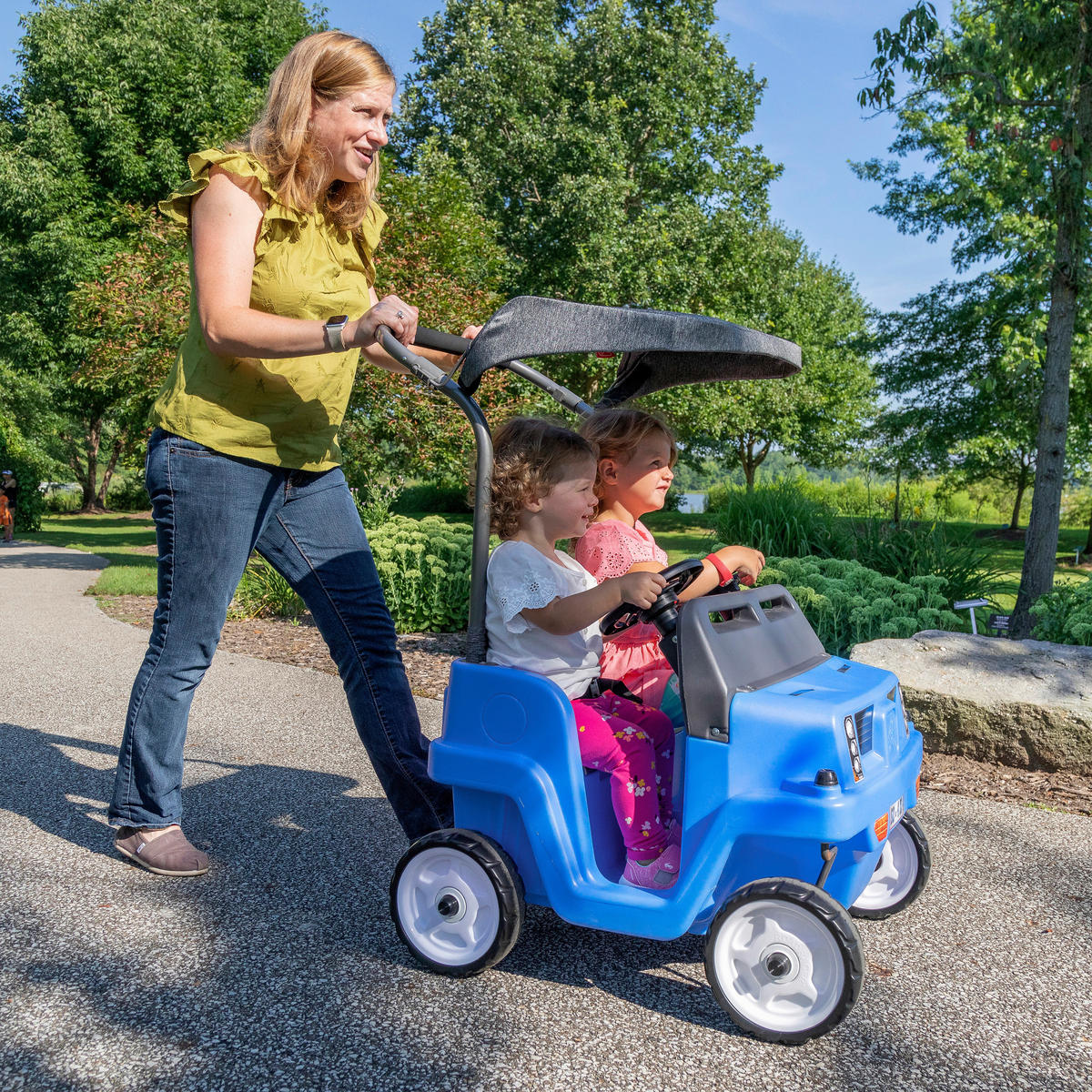 KINDERAUTO  - Blau, KONVENTIONELL, Kunststoff (63,5/99,1/88,9cm) - Ambia Garden