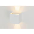 LED-WANDLEUCHTE 10/10/10 cm   - Weiß, Basics, Kunststoff/Metall (10/10/10cm) - Novel