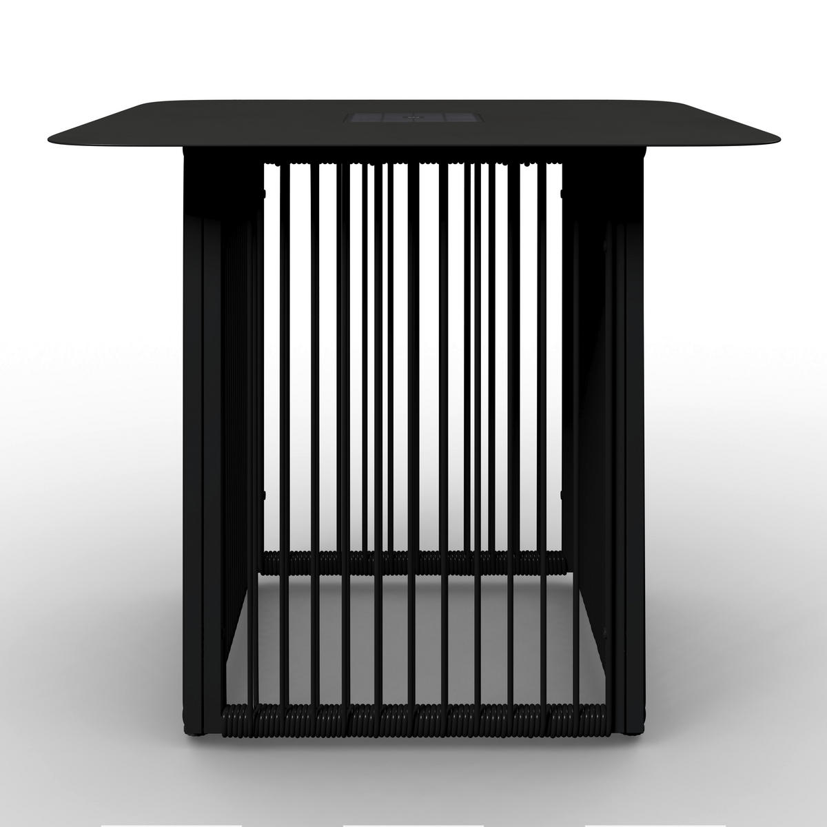 POMOĆNI STOČIĆ ZA BAŠTU 55/47/55 cm  - crna, Moderno, metal/plastika (55/47/55cm) - Bessagi Garden