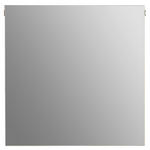 WANDSPIEGEL  - Eichefarben, Trend, Glas/Holzwerkstoff (80/80/2cm) - Hom`in