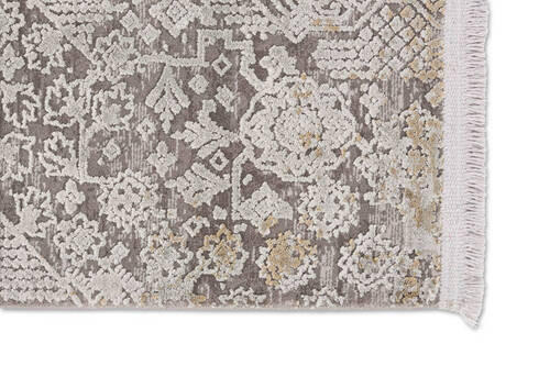 Thumbnail - Novel Webteppich Gravina, Grau, Beige, Textil, Struktur, rechteckig, 133x190 cm, pflegeleicht, Teppiche & Böden, Teppich...