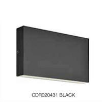 ZUNANJA STENSKA SVETILKA     17/2,8/8,5 cm          - črna, Basics, kovina (17/2,8/8,5cm)