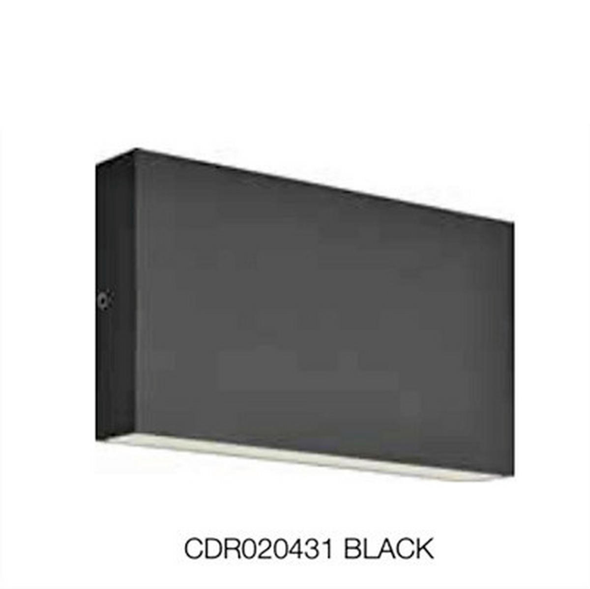 ZUNANJA STENSKA SVETILKA     17/2,8/8,5 cm          - črna, Basics, kovina (17/2,8/8,5cm)