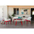 LOUNGEGARNITUR 7-teilig - Rot/Weiß, Design, Kunststoff/Textil - Ambia Garden LOUNGEGARNITUR 7-teilig - Rot/Weiß, Design, Kunststoff/Textil - Ambia Garden
