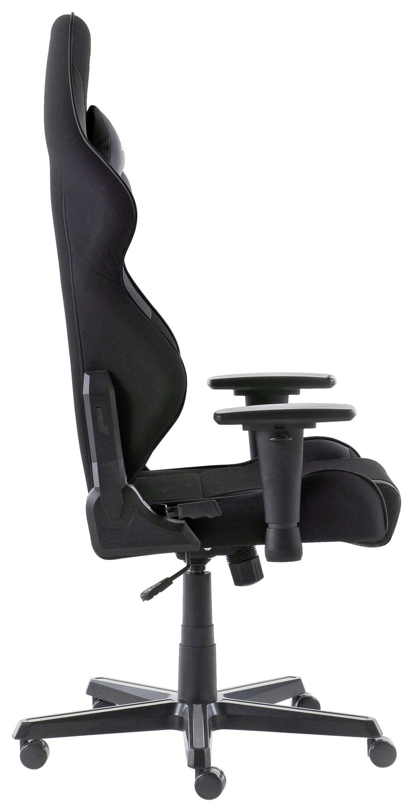 GAMINGSTUHL in Lederlook Schwarz - Schwarz, MODERN, Kunststoff/Textil (65/119-128/66cm) - Dxracer