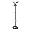 GARDEROBENSTÄNDER in Chromfarben, Dunkelbraun 37/171/37 cm   - Chromfarben/Dunkelbraun, Design, Stein/Metall (37/171/37cm)