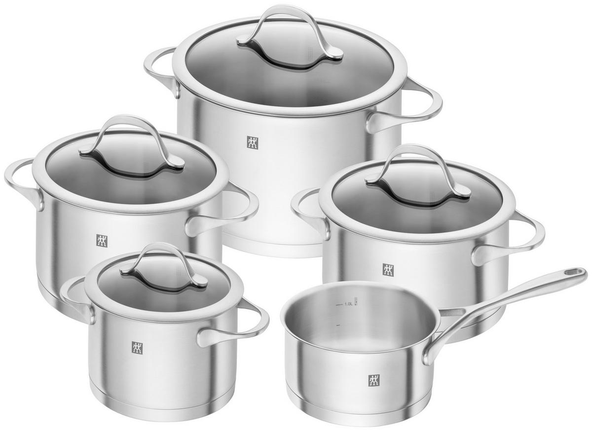 SADA HRNCŮ, 5dílné - Basics, kov - Zwilling