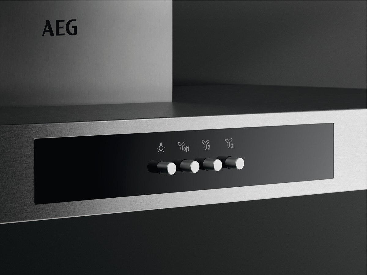 DUNSTABZUGSHAUBE DBB3951M  - Edelstahlfarben, LIFESTYLE, Metall (89,8/67,8-118/45cm) - AEG