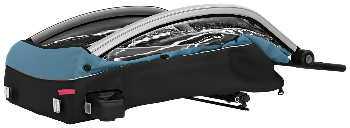 FAHRRADANHÄNGER   Courier  - Blau/Schwarz, Trend, Metall (76/32/105cm) - Thule