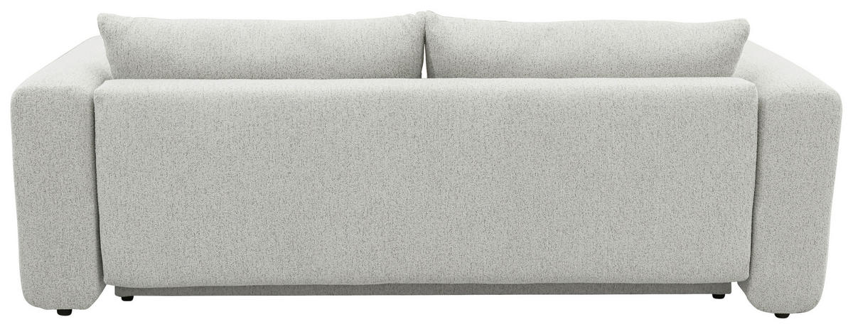 SCHLAFSOFA Flachgewebe Naturfarben  inkl.  - Schwarz/Naturfarben, MODERN, Kunststoff/Textil (248/94/109cm) - Carryhome