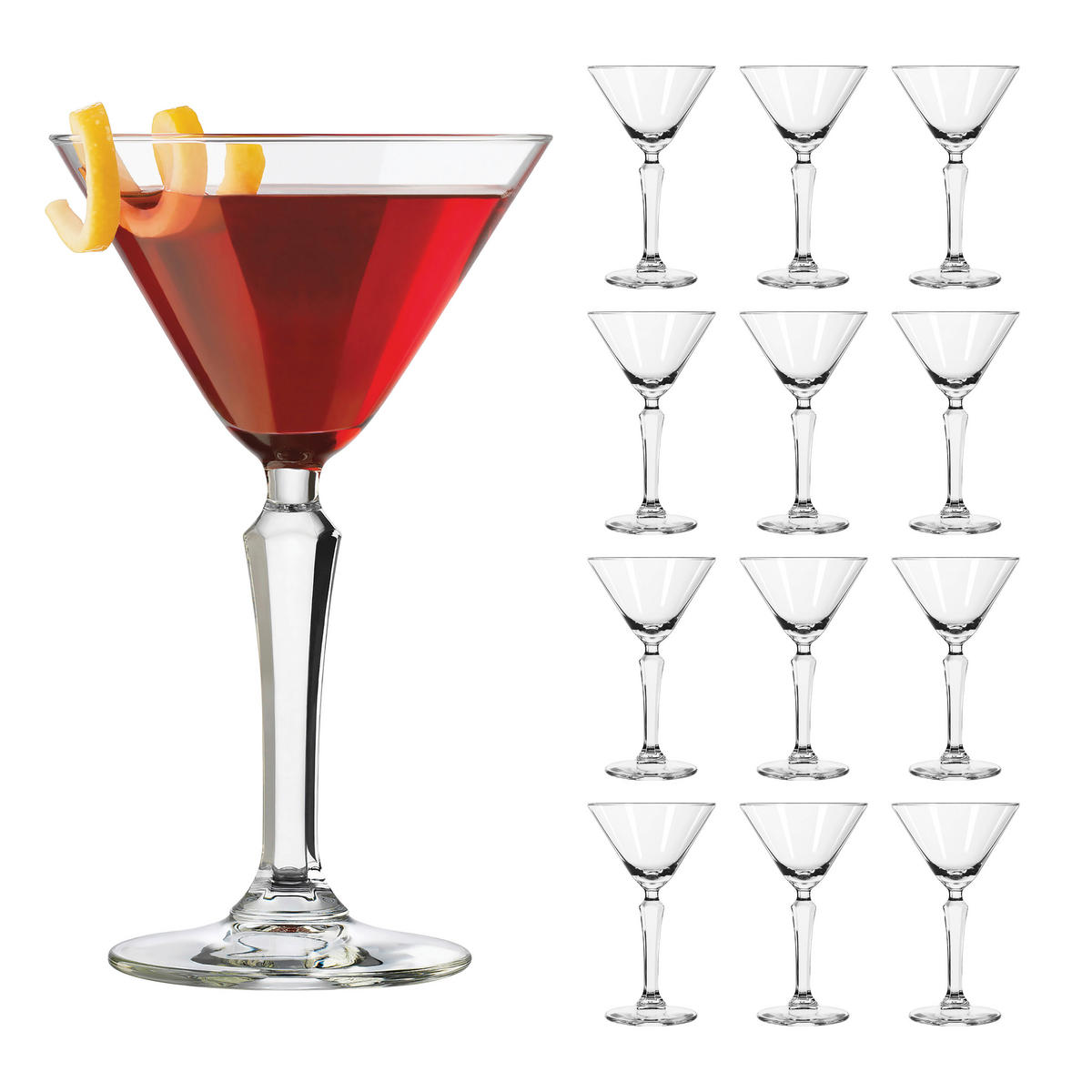 GLÄSERSET SPEAKEASY  12-teilig  - Klar, Basics, Glas (10/16,5cm)