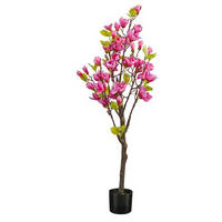 KONSTVÄXT  - grön/ljusrosa, Basics, plast (50/168cm)