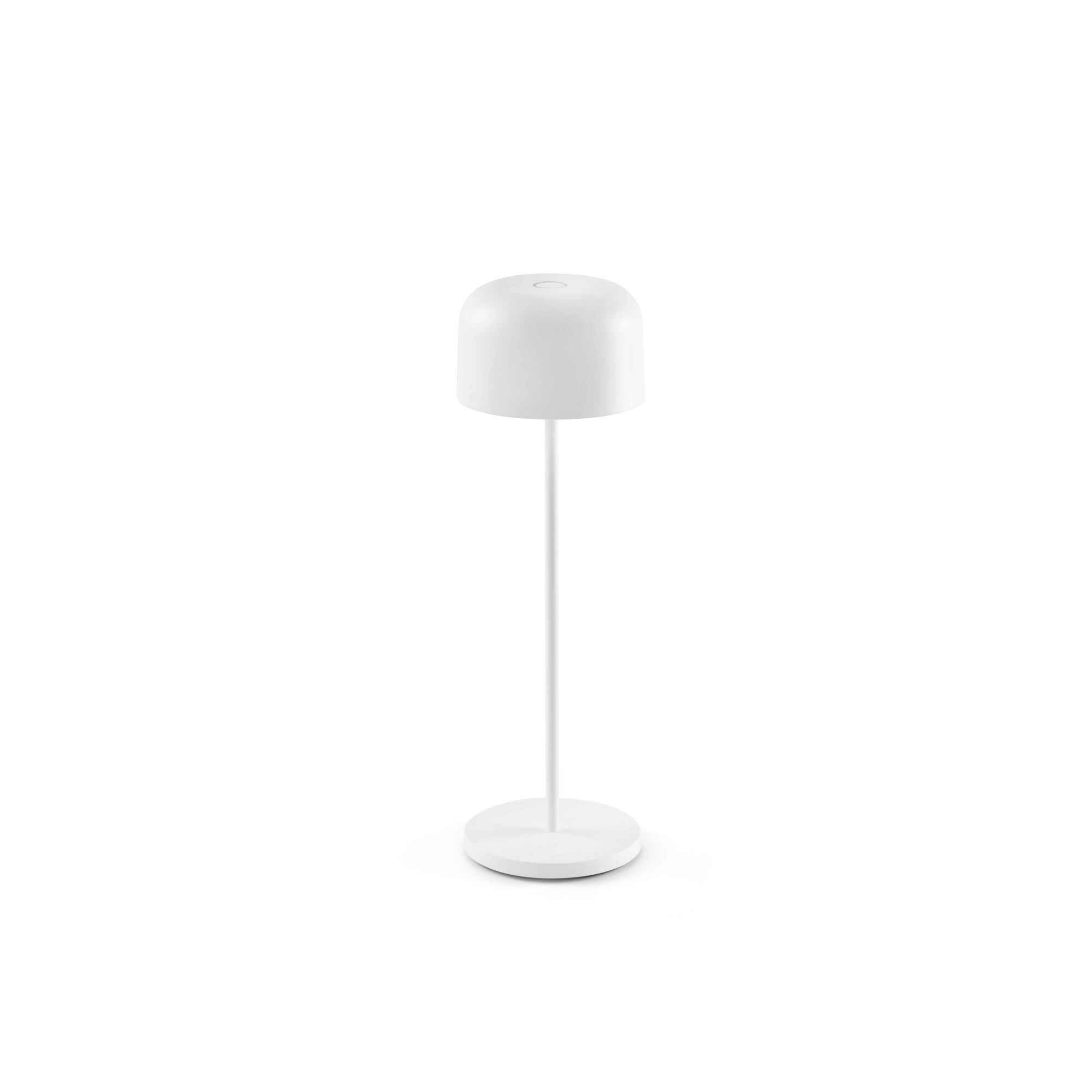 Faro Barcelona Akku-Tischleuchte Weiß 11.2x36x11.2 cm