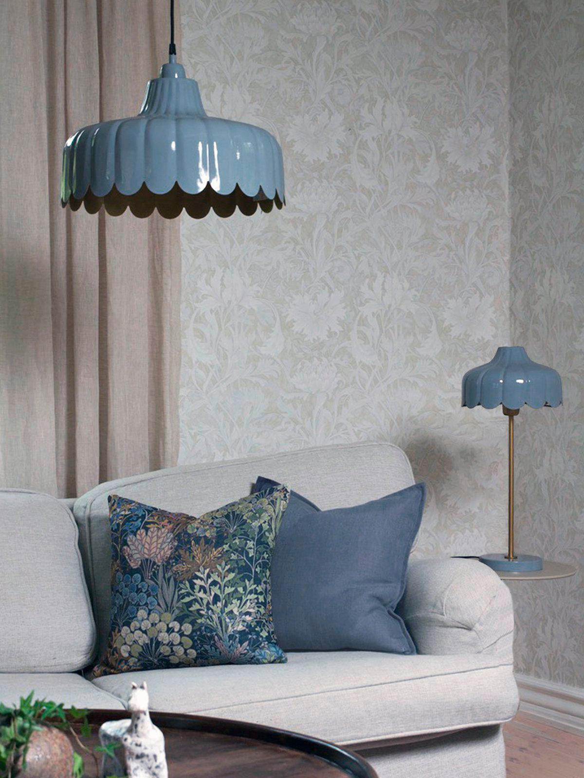HÄNGELEUCHTE PR Home Wells 45/29 cm   - Graublau, LIFESTYLE, Metall (45/29cm)