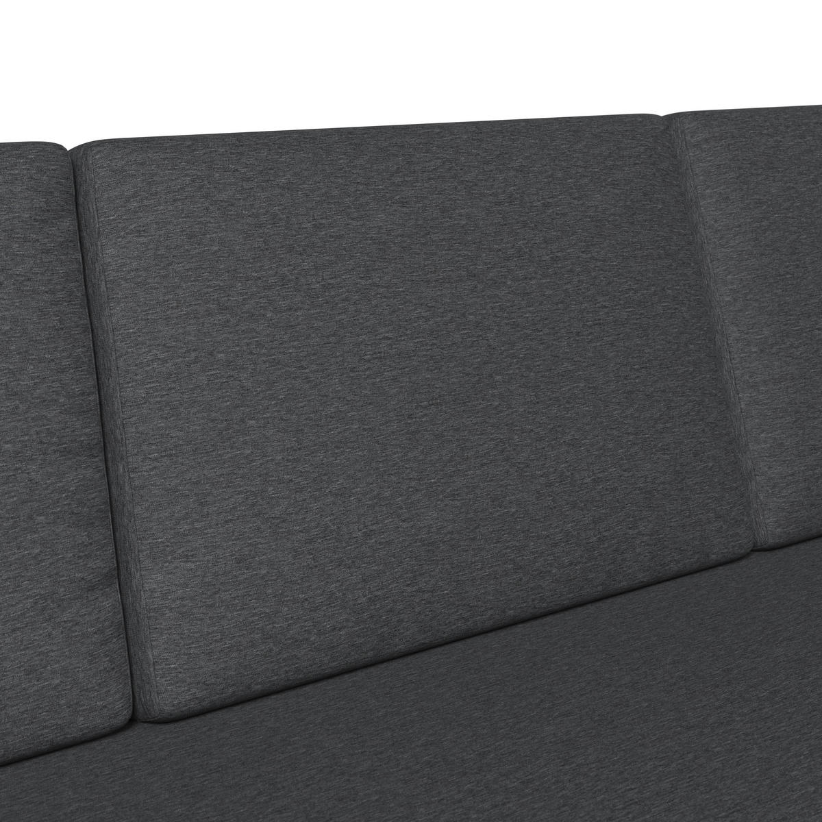 DINING-LOUNGESET Eisen  - Anthrazit/Naturfarben, MODERN, Kunststoff/Textil (230/80/230cm) - Ambia Garden