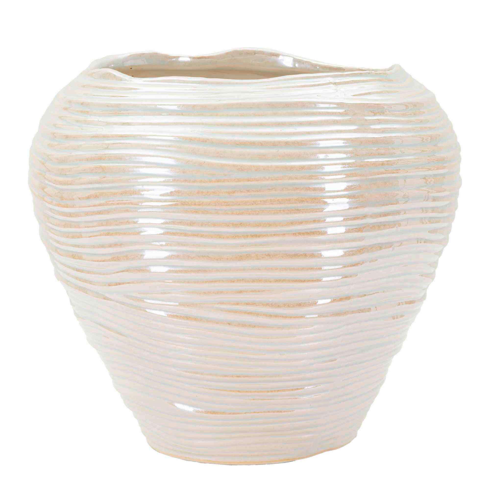 Vase Perly Round Perlmutt B: 27 Cm