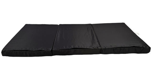 REISEBETTMATRATZE 120/60/5 cm - Schwarz, Basics, Textil (120/60/5cm) - My Baby Lou