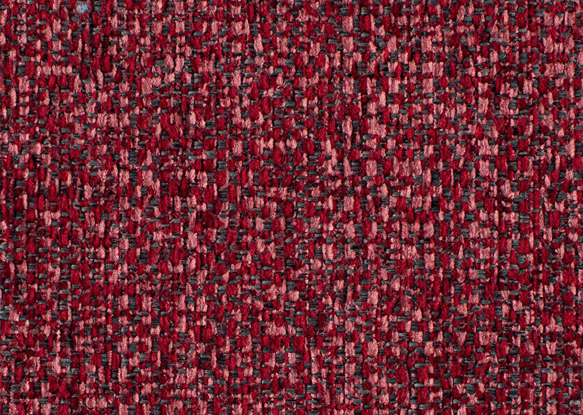 ECKBANK 174/280 cm  in Rot, Eichefarben  - Eichefarben/Rot, Design, Holz/Textil (174/280cm) - Dieter Knoll