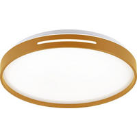 STROPNA LED-SVETILKA  June 24 W/2600 lm/3000-4000-6500 K// - zlate barve, Basics, kovina/umetna masa (38/6/38cm)