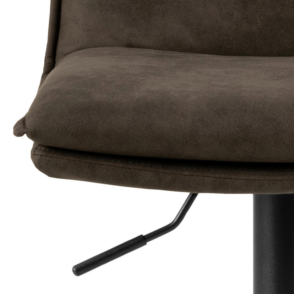 BARSKA STOLICA  smeđa  metal, tekstil      - smeđa/crna, Design, metal/tekstil (44/107/53cm) - MID.YOU