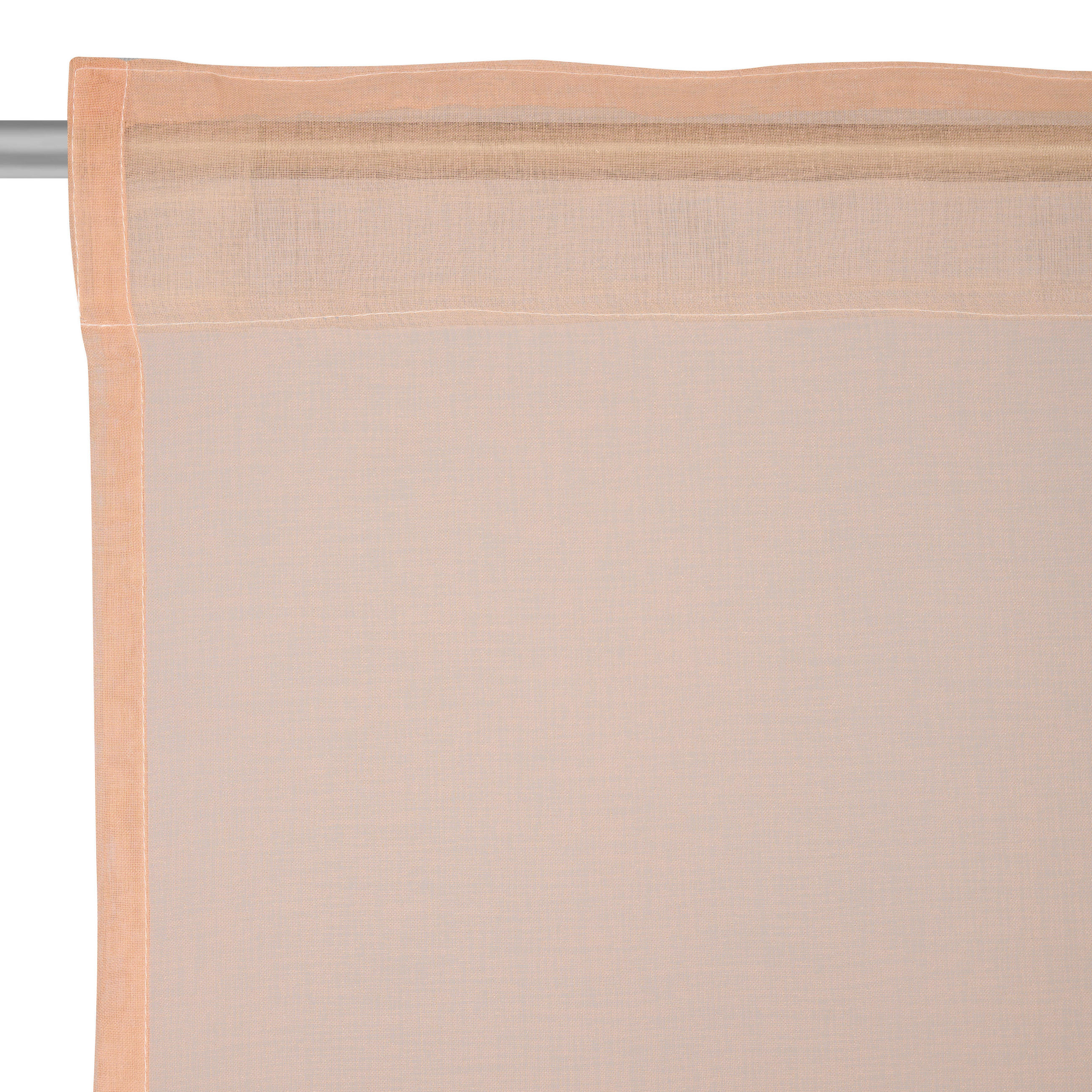 HOTOVÝ ZÁVĚS, průhledné, 140/245 cm - oranžová, Basics, textil (140/245cm) - Boxxx