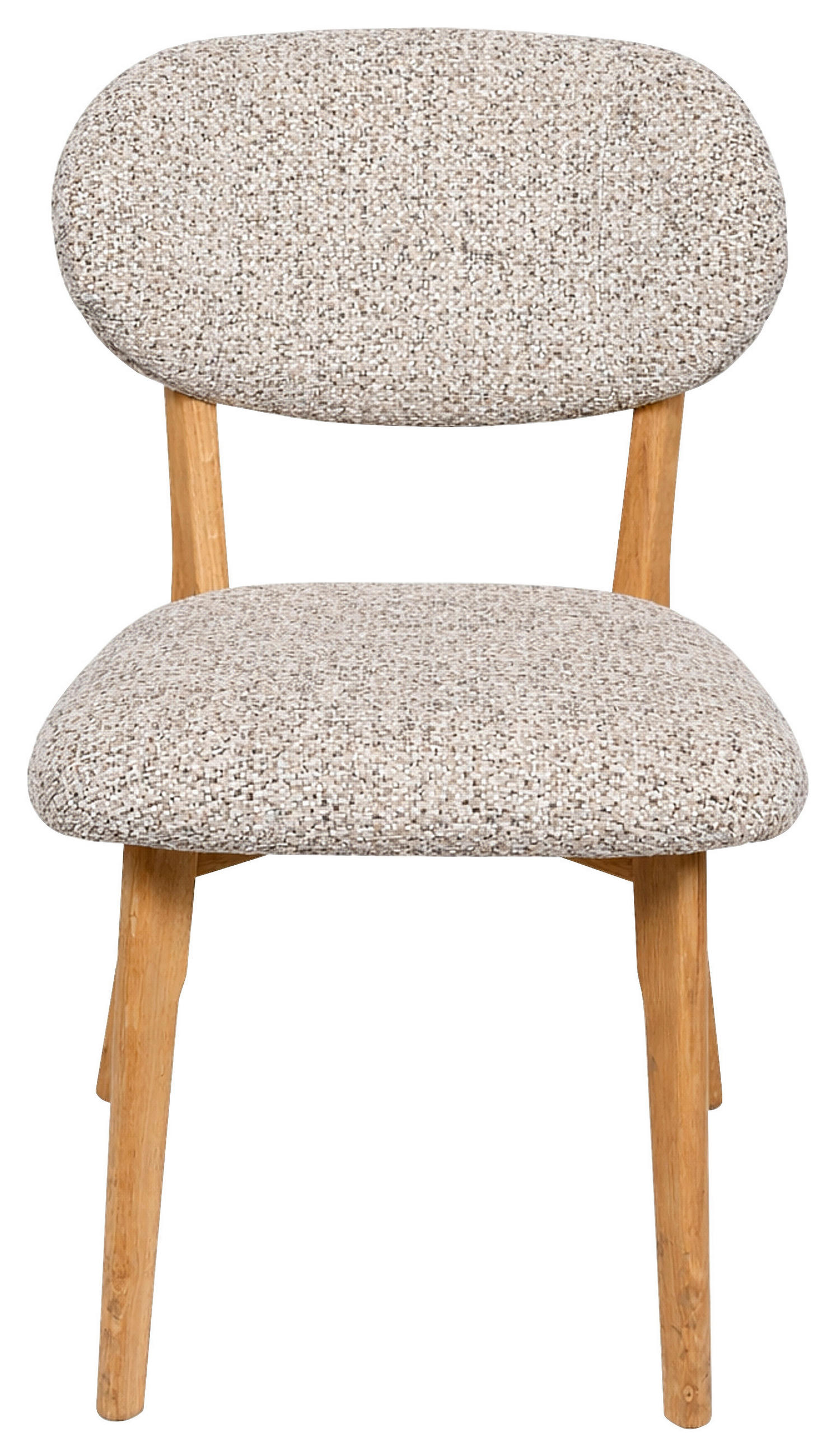 Carryhome Stuhl Eiche, Beige 51x86x60 cm