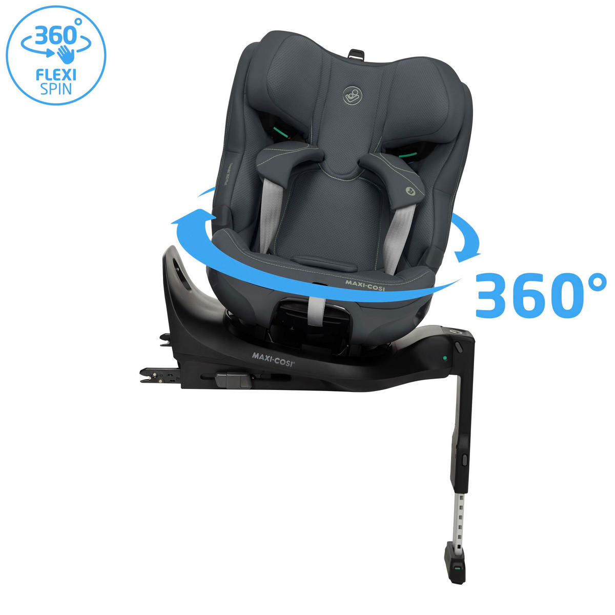 KINDERAUTOSITZ  - Dunkelgrau, Basics, Kunststoff/Textil (44/56,5/63cm) - Maxi-Cosi