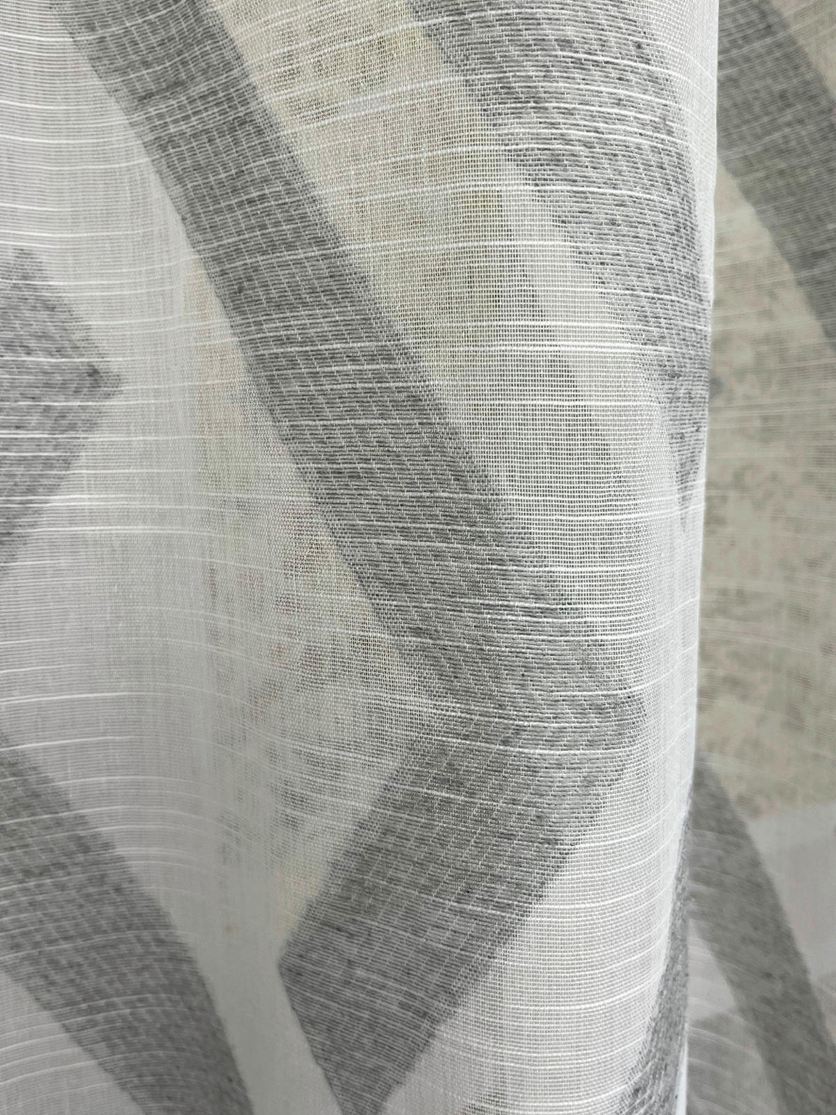 ÖSENSCHAL halbtransparent 140/245 cm   - Grau, Design, Textil (140/245cm)