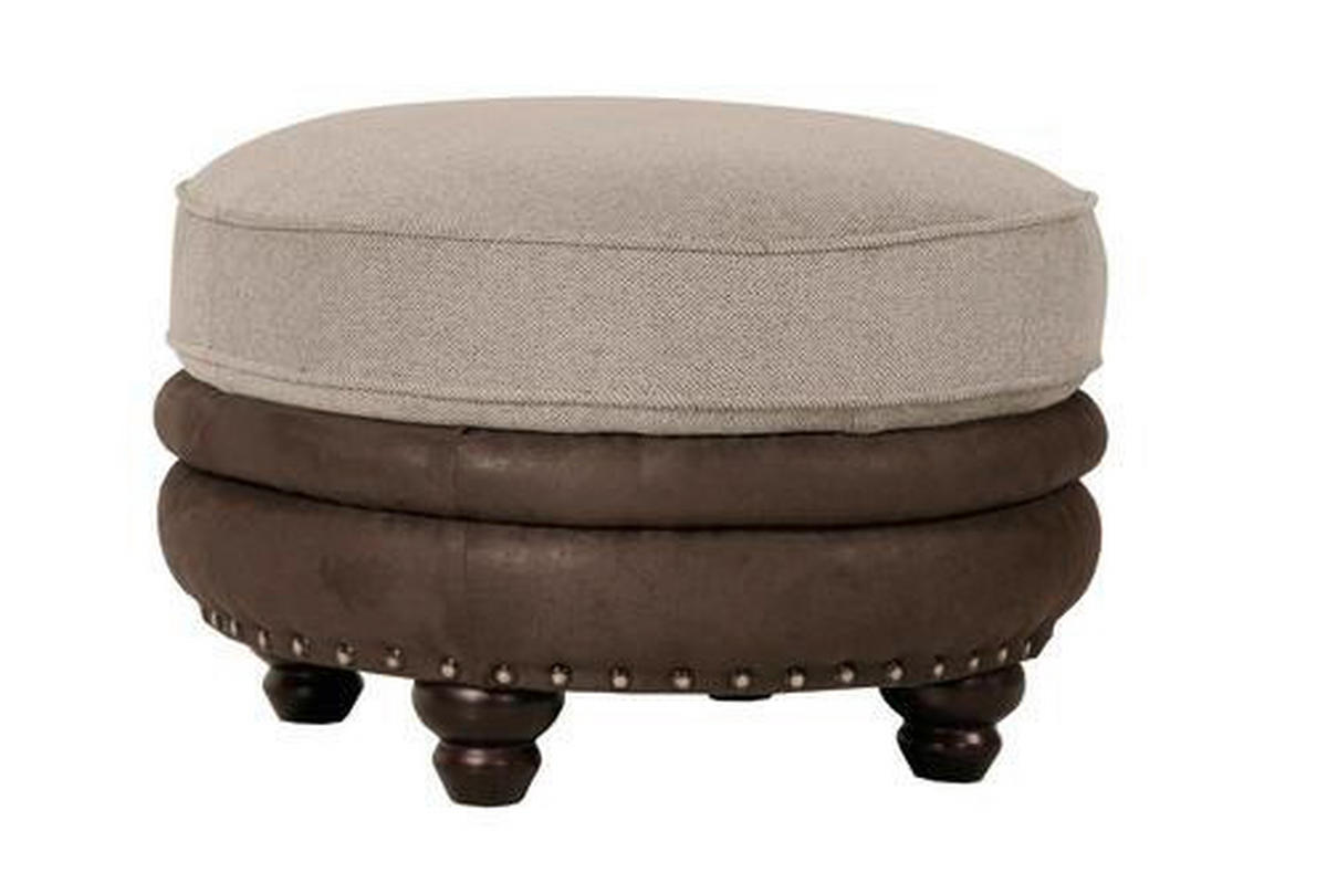 MEGA SOFA braon, bež  - braon/bež, Romantično / Seoski, tekstil/drvo (276/81/140cm) - Landscape