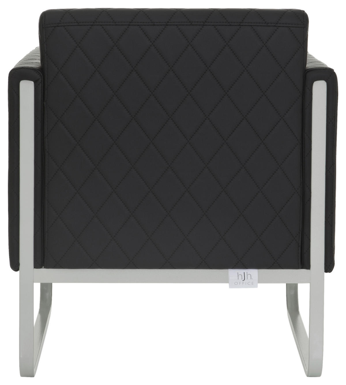 SESSEL Lederlook Schwarz, Hellgrau    - Hellgrau/Schwarz, MODERN, Textil/Metall (67/78/71cm) - MID.YOU
