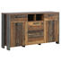 KOMMODE 156,4/88,5/41,3 cm - Dunkelgrau/Dunkelbraun, Trend, Holzwerkstoff/Kunststoff (156,4/88,5/41,3cm) - Carryhome KOMMODE 156,4/88,5/41,3 cm - Dunkelgrau/Dunkelbraun, Trend, Holzwerkstoff/Kunststoff (156,4/88,5/41,3cm) - Carryhome
