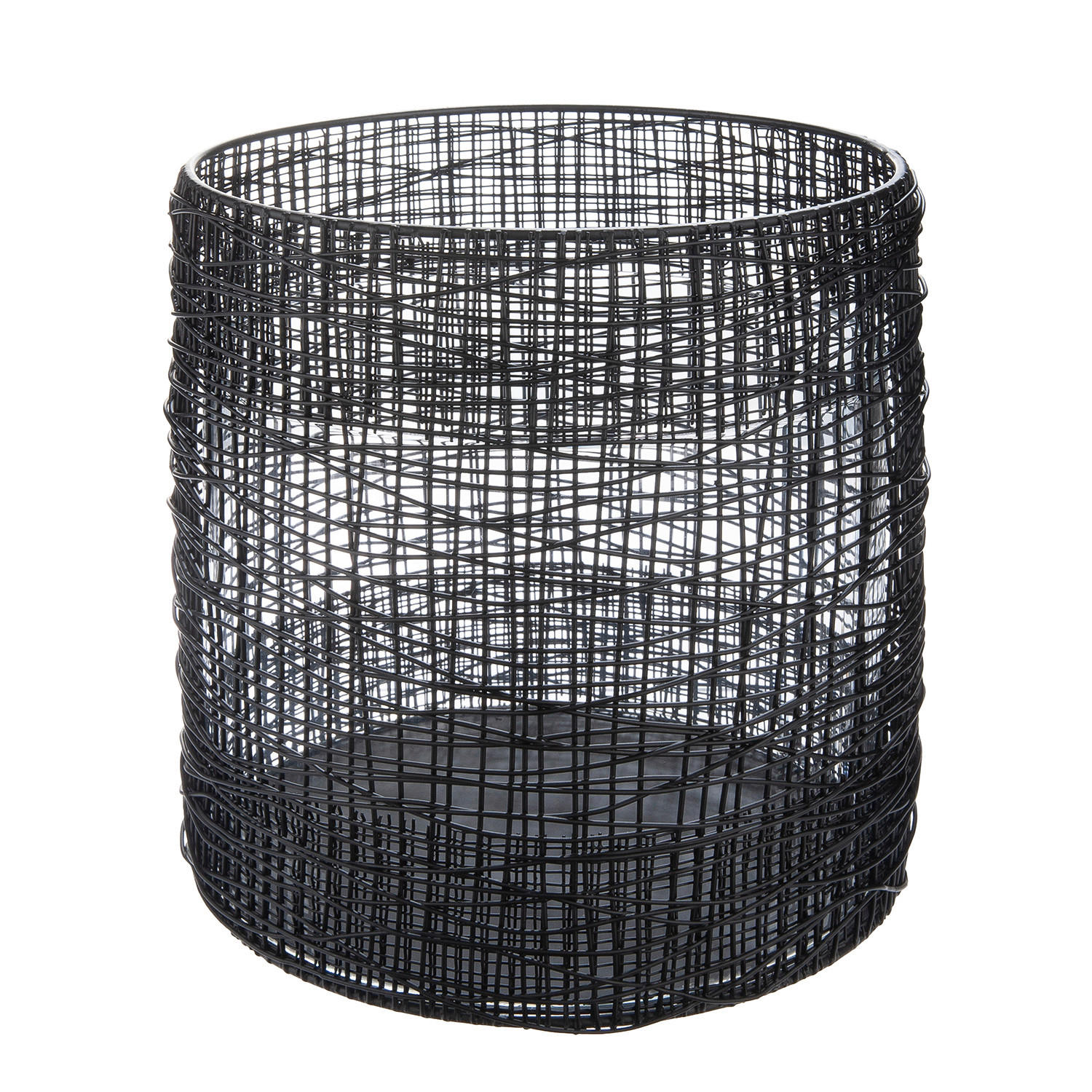 WINDLICHT - Schwarz, Basics, Glas/Metall (19/21cm)
