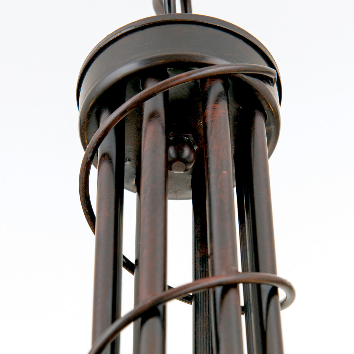 KRONLEUCHTER Alessia 76/130 cm   - Bronzefarben, KONVENTIONELL, Metall (76/130cm)