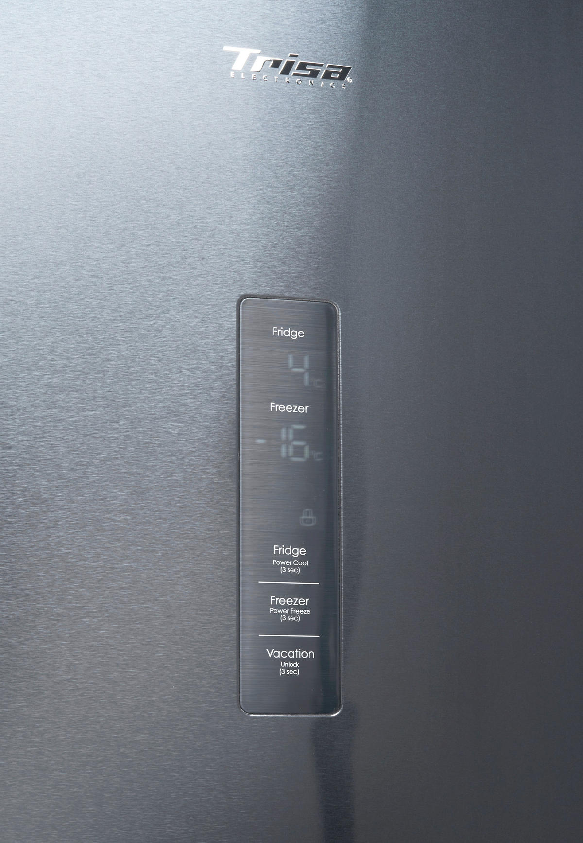 KÜHL-GEFRIER-KOMBINATION 7800.7512  - Edelstahlfarben, KONVENTIONELL, Metall (66/59,5/201,8cm) - Trisa Electronics