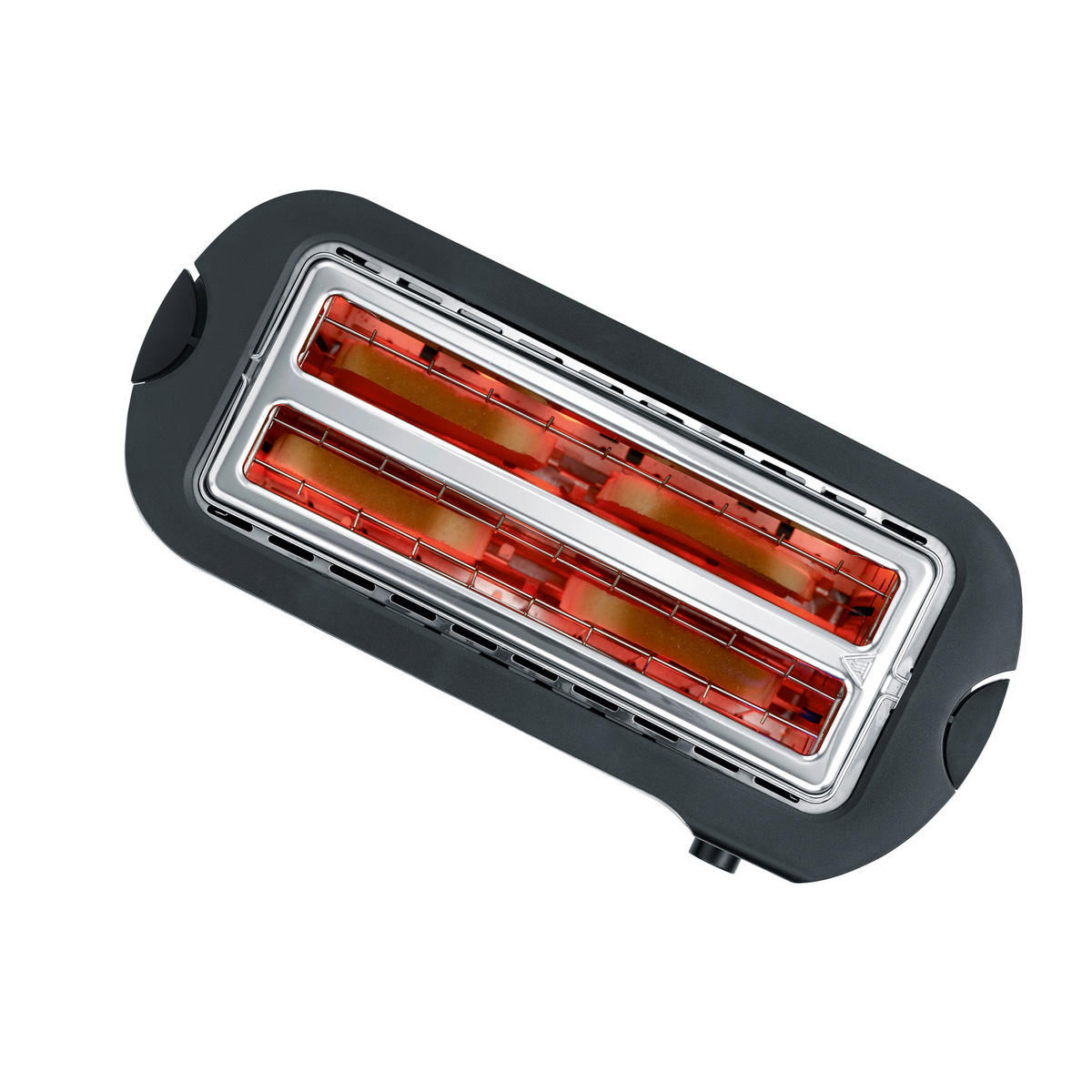 TOASTER  - Edelstahlfarben/Schwarz, Kunststoff/Metall (38/16,5/19cm) - Severin
