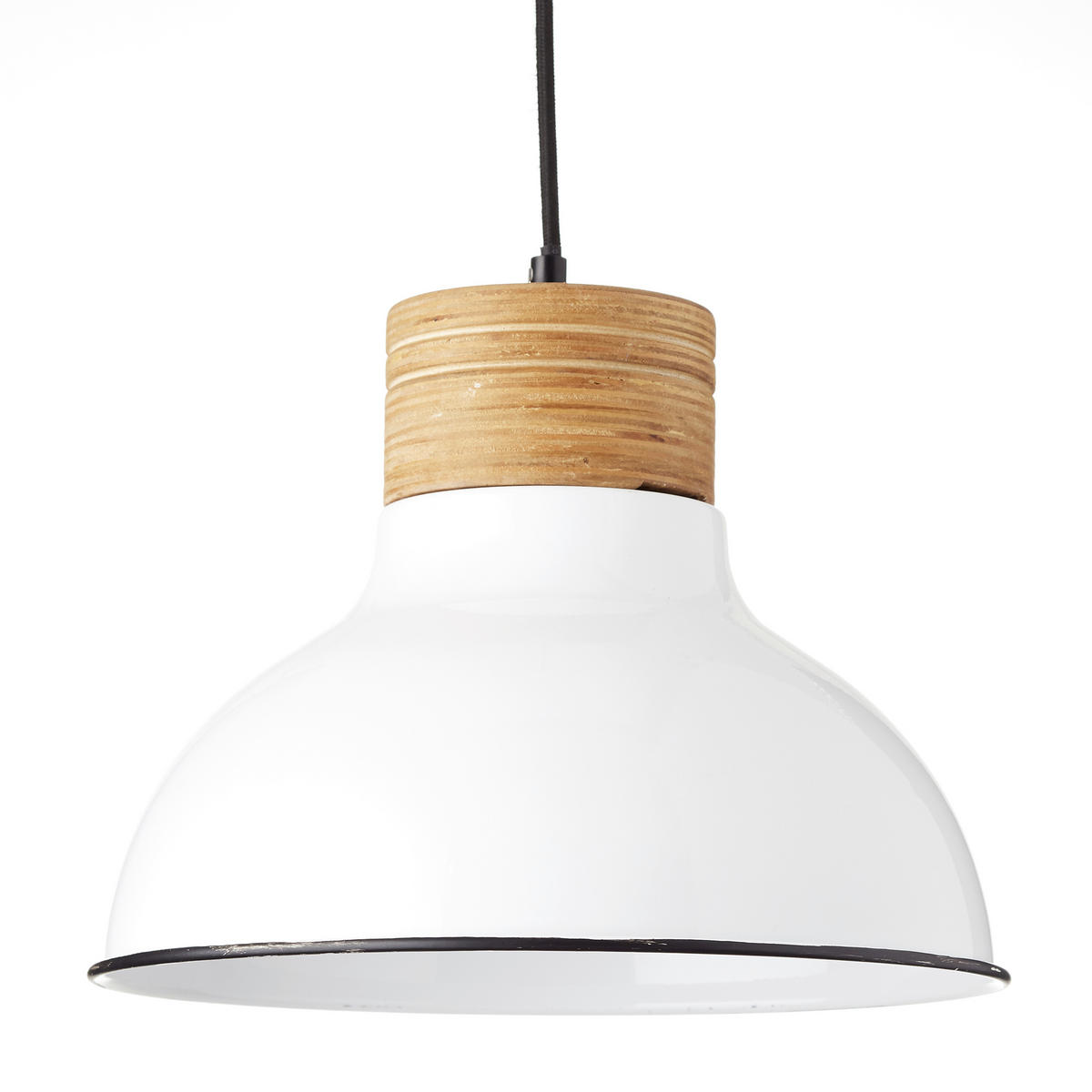 HÄNGELEUCHTE 30/126 cm    - Weiss, Design, Holz/Metall (30/126cm) - Brilliant