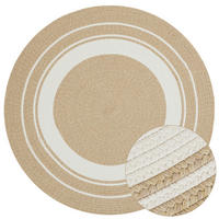 OUTDOORTEPPICH 200 cm Braided Creme, Beige  - Beige/Creme, Design, Kunststoff (200cm)