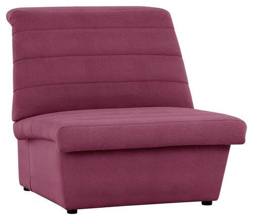 SESSEL Webstoff Weinrot - Weinrot/Schwarz, Design, Kunststoff/Textil (92/92/103cm) - LOOKS by W.Joop