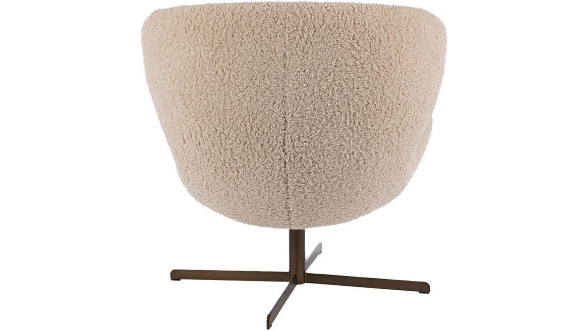 FÅTÖLJ i trä, textil svart, beige  - beige/svart, Design, metall/trä (77/84/80cm) - Best Price