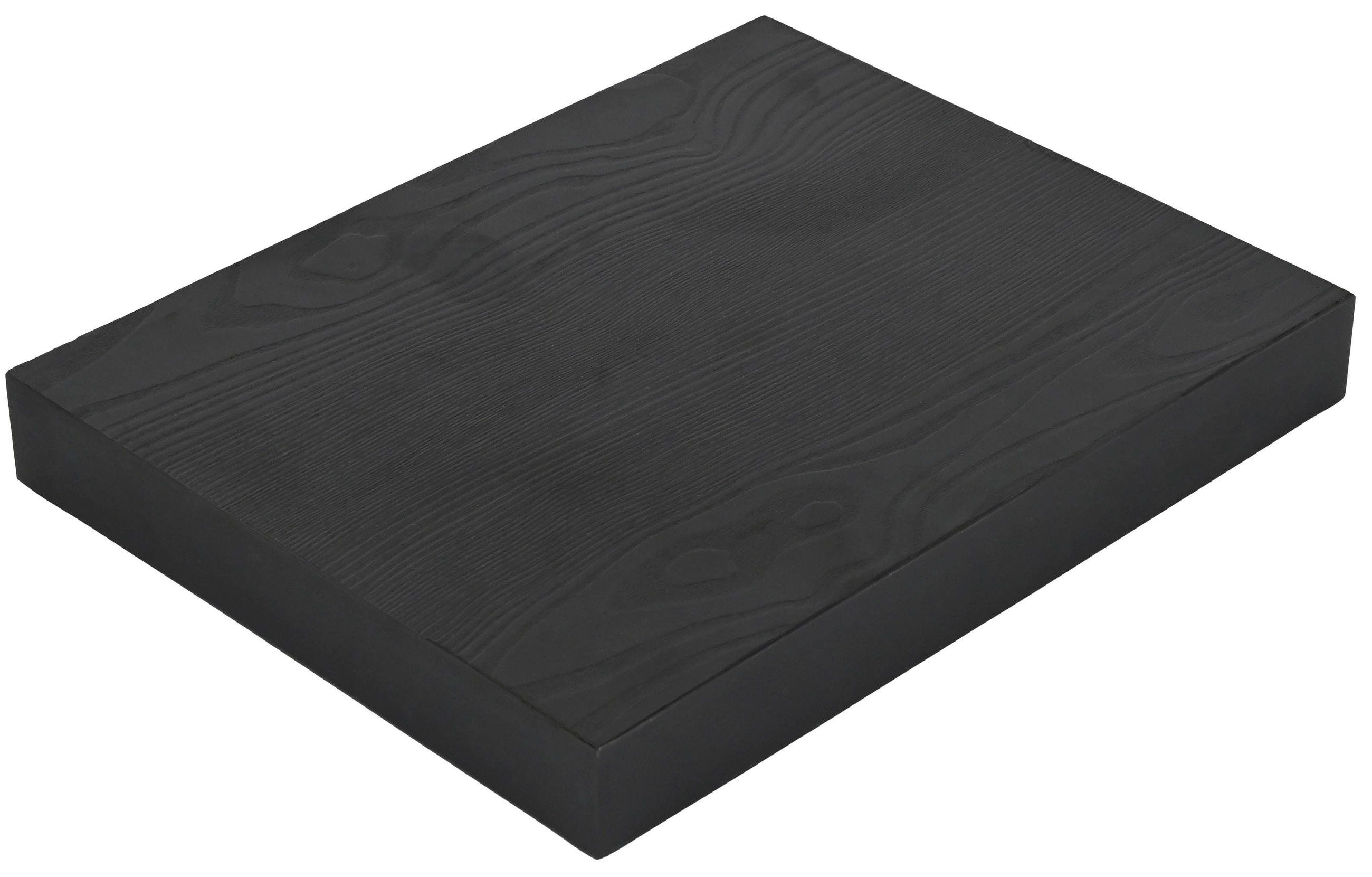 WANDBOARD Metall, Holzwerkstoff Schwarz  - Schwarz, Basics, Holzwerkstoff/Metall (30/3,8/23,5cm) - Boxxx