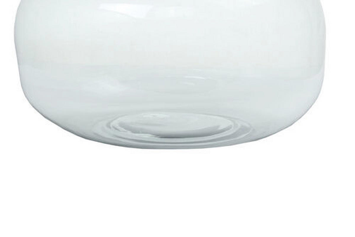 VASE  - Goldfarben/Grau, Design, Glas (23,5/19/23,5cm) - Kayoom
